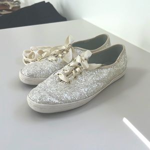 Kate spade glitter sneakers